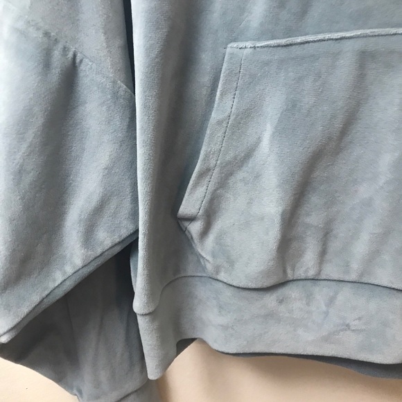 American Eagle Cozy Ever Arter Velour Hooded Sweatshirt S - Picture 5 of 6